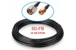 Кабельная сборка 5D-FB CCA 50 Ом N-male SMA-male 10м